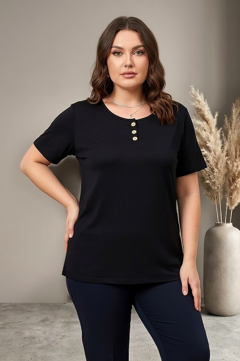 Tricou SILORZA BLACK, Culoare: negru, IVET.RO - Reduceri de până la -80%