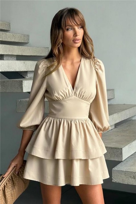 Rochie VLONDELA BEIGE, Culoare: bej, IVET.RO - Reduceri de până la -80%