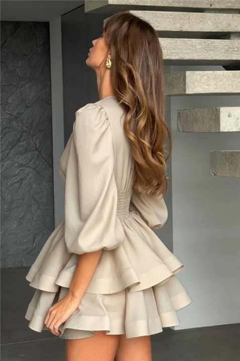 Rochie VLONDELA BEIGE, Culoare: bej, IVET.RO - Reduceri de până la -80%