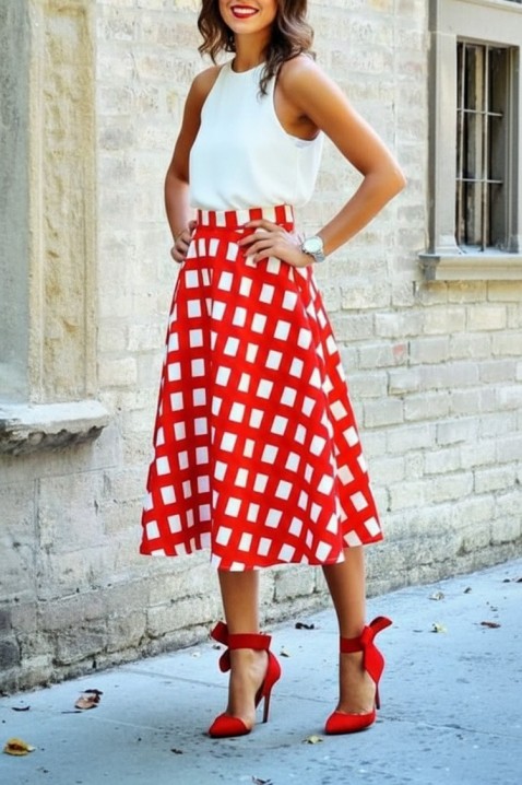 Fustă BILYANA, Culoare: multicolor, IVET.RO - Reduceri de până la -80%