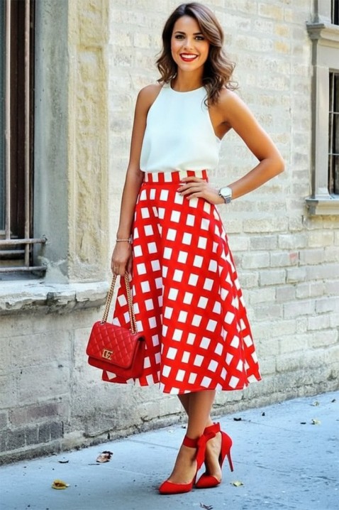 Fustă BILYANA, Culoare: multicolor, IVET.RO - Reduceri de până la -80%