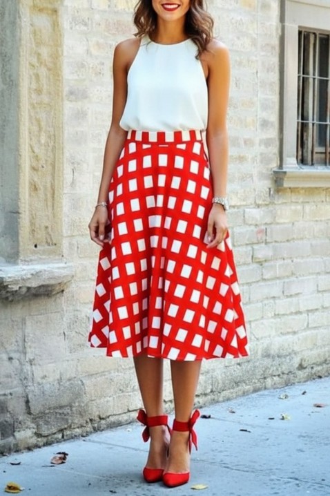 Fustă BILYANA, Culoare: multicolor, IVET.RO - Reduceri de până la -80%