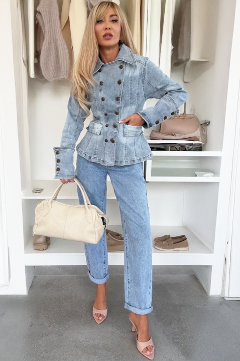 Geacă de blugi ZORELIA, Culoare: albastru deschis, IVET.RO - Reduceri de până la -80%