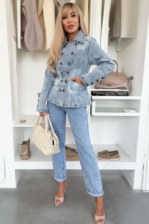 Geacă de blugi ZORELIA, Culoare: albastru deschis, IVET.RO - Reduceri de până la -80%