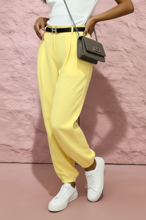 Pantaloni MIRYANA YELLOW, Culoare: galben, IVET.RO - Reduceri de până la -80%