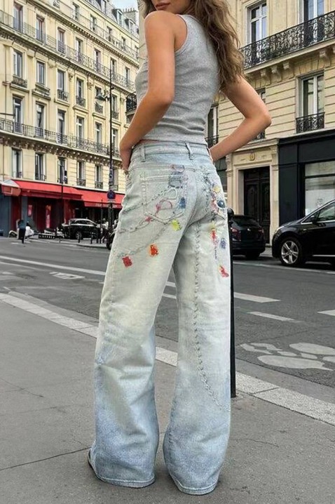 Blugi ALESANDRINA, Culoare: albastru deschis, IVET.RO - Reduceri de până la -80%