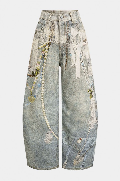 Blugi PRESLOVELA, Culoare: gri deschis  , IVET.RO - Reduceri de până la -80%