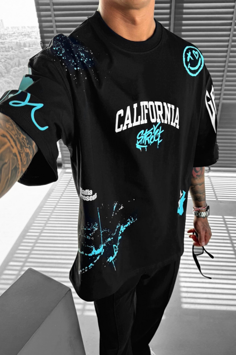 Tricou bărbați LARGONZO BLACK, Culoare: negru, IVET.RO - Reduceri de până la -80%