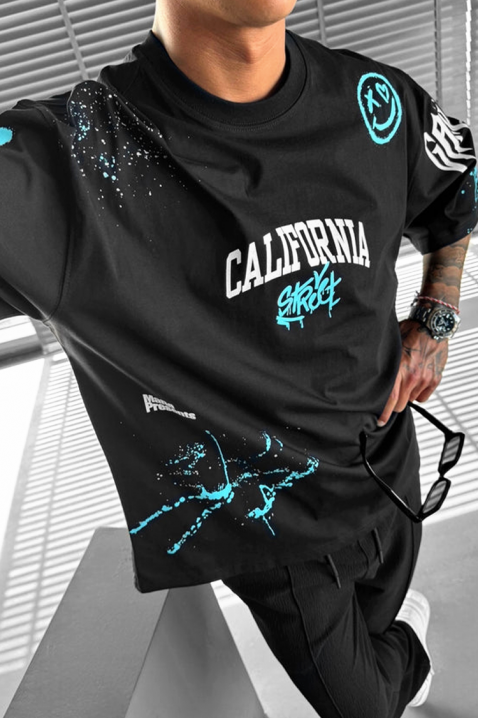 Tricou bărbați LARGONZO BLACK, Culoare: negru, IVET.RO - Reduceri de până la -80%