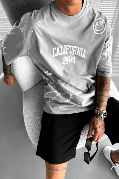 Tricou bărbați LARGONZO GREY, Culoare: gri, IVET.RO - Reduceri de până la -80%