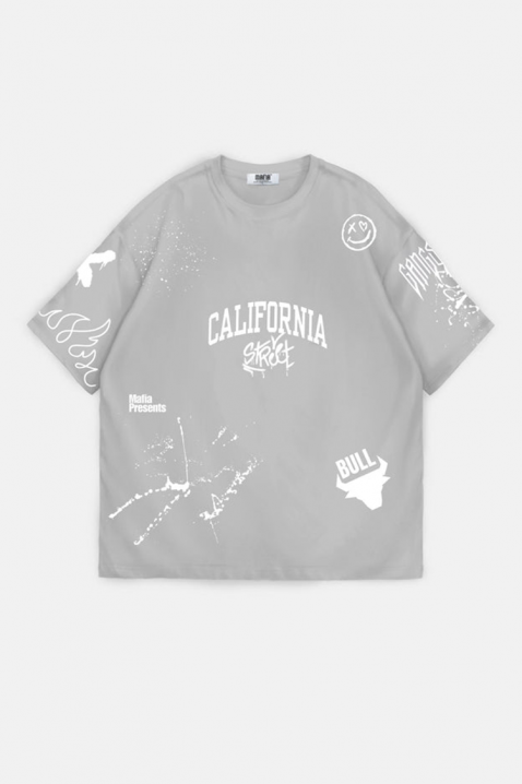 Tricou bărbați LARGONZO GREY, Culoare: gri, IVET.RO - Reduceri de până la -80%