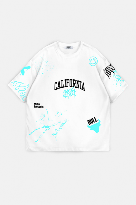 Tricou bărbați LARGONZO WHITE, Culoare: alb, IVET.RO - Reduceri de până la -80%