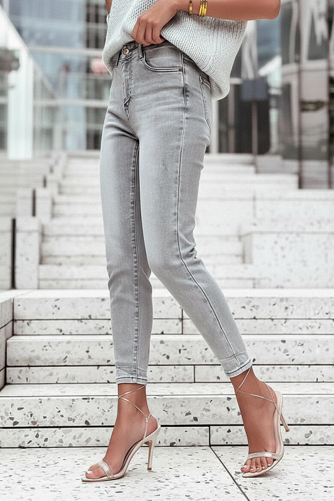 Blugi AZILENA, Culoare: gri, IVET.RO - Reduceri de până la -80%