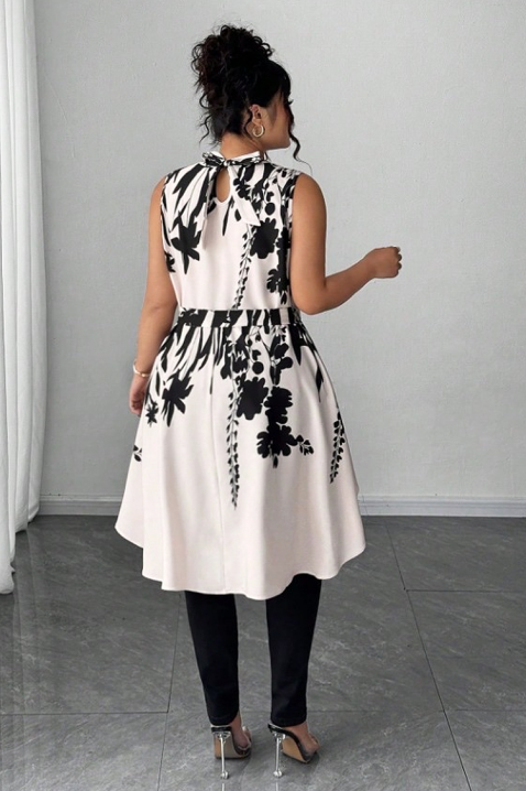 Tunică NAILENA, Culoare: negru și alb, IVET.RO - Reduceri de până la -80%