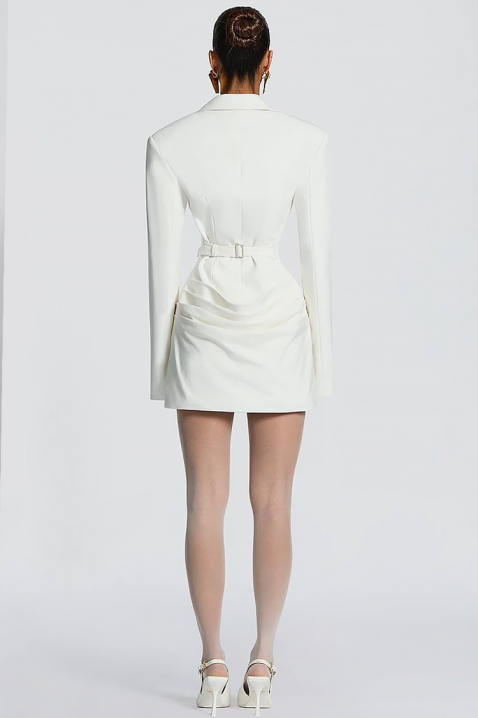 Rochie - blazer REZOLVENDA WHITE, Culoare: alb, IVET.RO - Reduceri de până la -80%