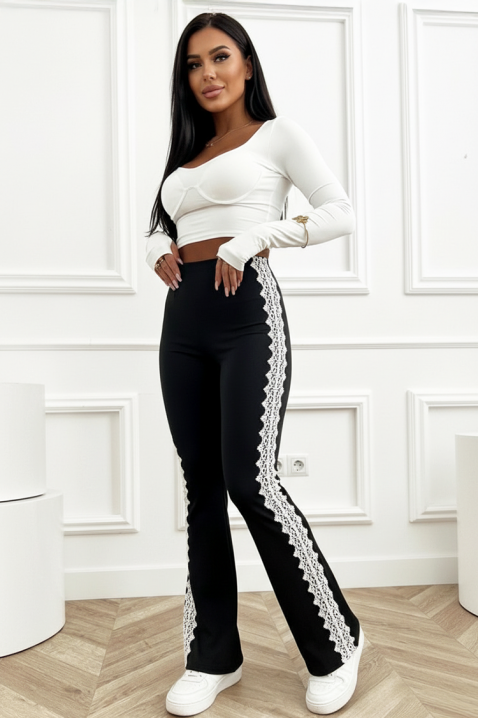 Pantaloni ALEXINIA, Culoare: negru, IVET.RO - Reduceri de până la -80%