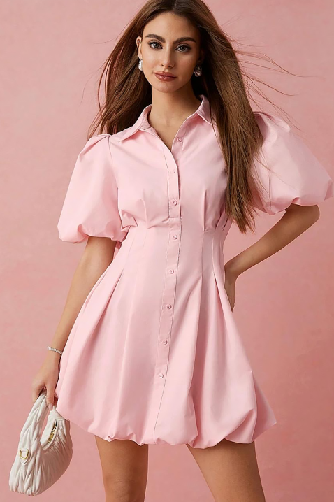 Rochie BLOVELZA, Culoare: pudră, IVET.RO - Reduceri de până la -80%