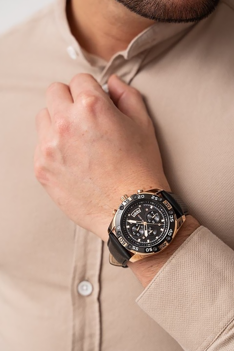 Ceas pentru bărbați Paul Lorens PL8754A5-1A4, Culoare: negru, IVET.RO - Reduceri de până la -80%