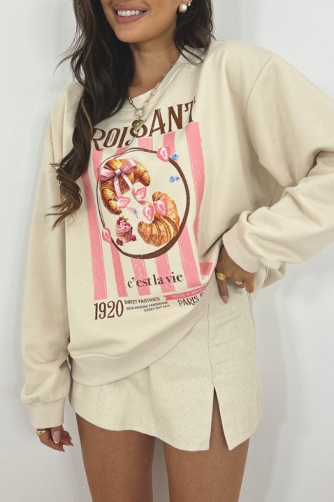 Bluză damă ALEXENIA BEIGE, Culoare: bej, IVET.RO - Reduceri de până la -80%