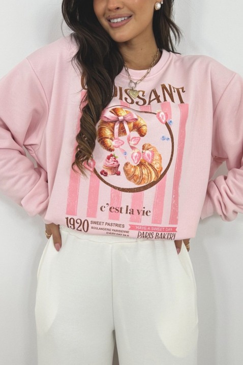 Bluză damă ALEXENIA PUDRA, Culoare: pudră, IVET.RO - Reduceri de până la -80%