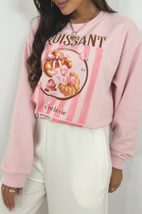 Bluză damă ALEXENIA PUDRA, Culoare: pudră, IVET.RO - Reduceri de până la -80%