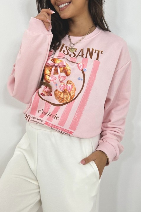 Bluză damă ALEXENIA PUDRA, Culoare: pudră, IVET.RO - Reduceri de până la -80%