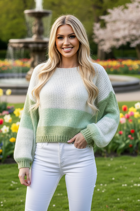 Pulover OLIVELZA GREEN, Culoare: verde, IVET.RO - Reduceri de până la -80%