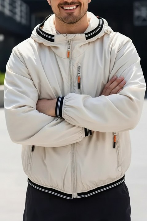 Geacă bărbați ZORMENFO ECRU, Culoare: ecru, IVET.RO - Reduceri de până la -80%