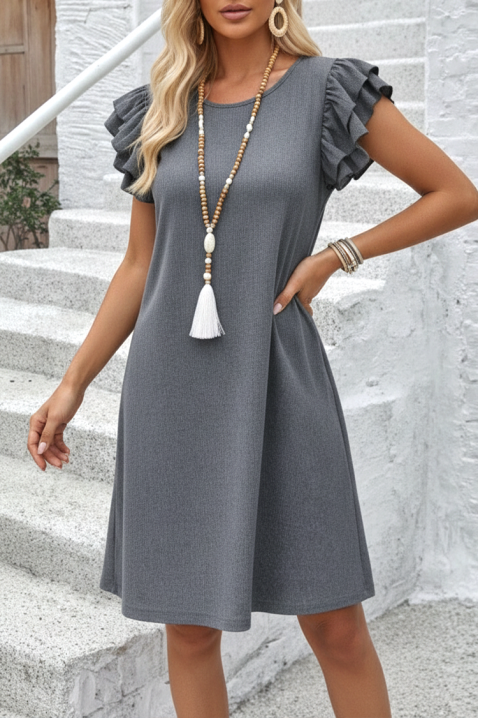 Rochie ADELINDA GREY, Culoare: gri, IVET.RO - Reduceri de până la -80%