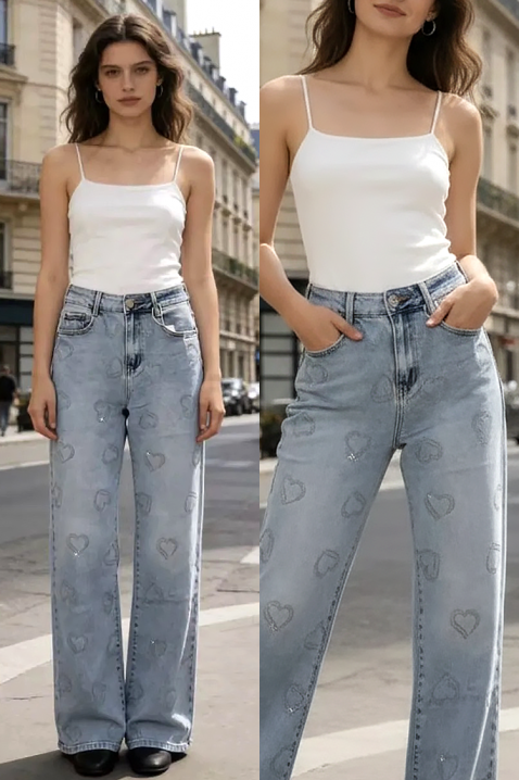 Blugi SERVILDA, Culoare: albastru, IVET.RO - Reduceri de până la -80%