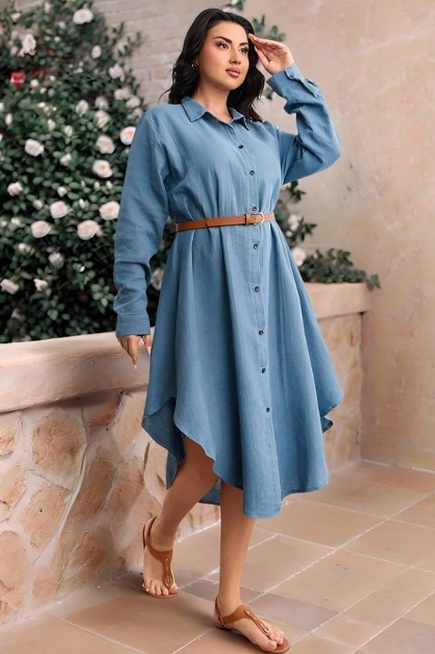 Rochie GLORIANA, Culoare: albastru, IVET.RO - Reduceri de până la -80%