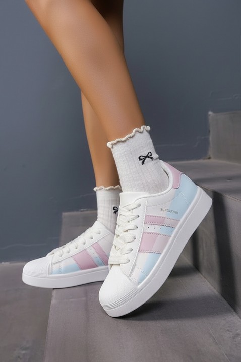 Teniși damă REOFEGA, Culoare: alb, IVET.RO - Reduceri de până la -80%