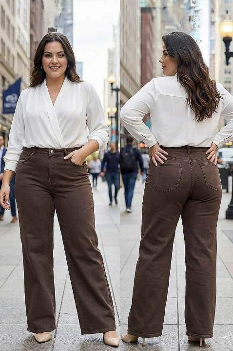 Blugi VALIZARA, Culoare: maro, IVET.RO - Reduceri de până la -80%