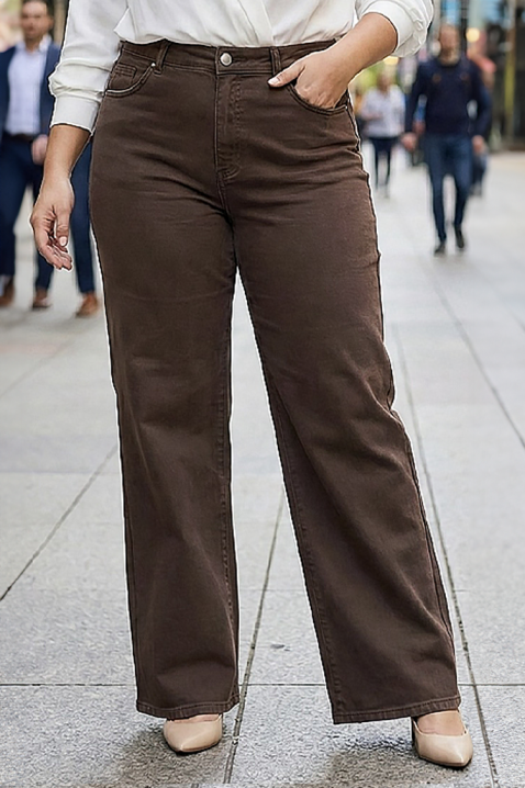 Blugi VALIZARA, Culoare: maro, IVET.RO - Reduceri de până la -80%