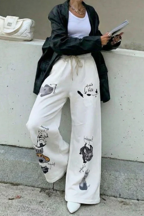 Pantaloni GLARDELZA, Culoare: ecru, IVET.RO - Reduceri de până la -80%