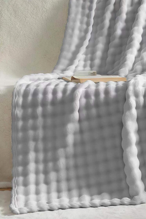 Pătură DIMFELDA LIGHT GREY 160x200 cm, Culoare: gri deschis  , IVET.RO - Reduceri de până la -80%