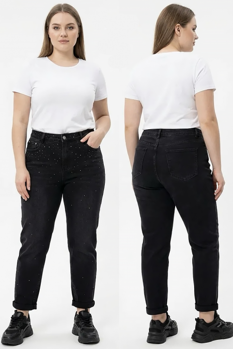 Blugi MELINITA, Culoare: negru, IVET.RO - Reduceri de până la -80%