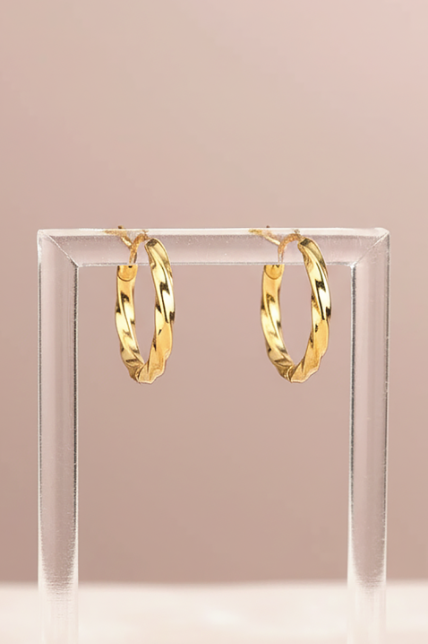 Cercei HEXAGONA, Culoare: auriu, IVET.RO - Reduceri de până la -80%