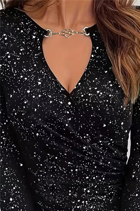 Bluză damă AMOLZINA, Culoare: negru, IVET.RO - Reduceri de până la -80%