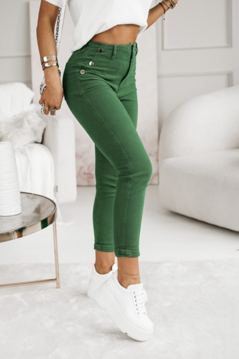 Blugi MIOLEXA, Culoare: verde, IVET.RO - Reduceri de până la -80%