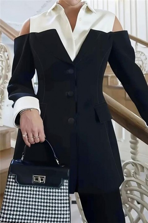 Sacou FLORDINZA, Culoare: negru, IVET.RO - Reduceri de până la -80%