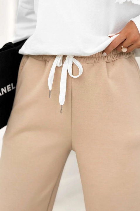 Pantaloni MALENIA BEIGE, Culoare: bej, IVET.RO - Reduceri de până la -80%