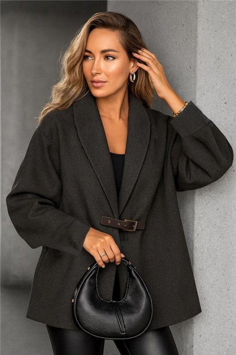 Palton JERTOLFA BLACK, Culoare: negru, IVET.RO - Reduceri de până la -80%