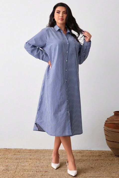 Rochie EMILEA, Culoare: albastru și alb, IVET.RO - Reduceri de până la -80%