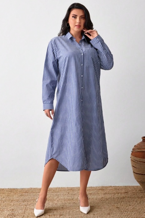 Rochie EMILEA, Culoare: albastru și alb, IVET.RO - Reduceri de până la -80%