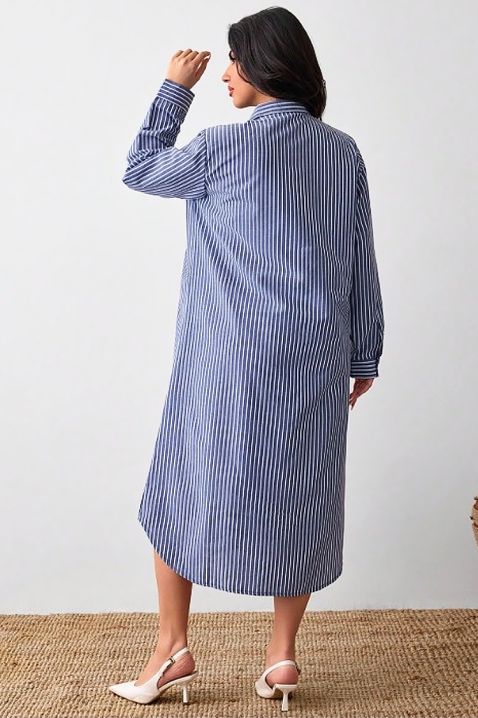 Rochie EMILEA, Culoare: albastru și alb, IVET.RO - Reduceri de până la -80%