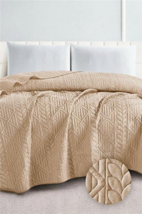 Cuvertură de pat BORFELVA ECRU 200х220 cm, Culoare: ecru, IVET.RO - Reduceri de până la -80%