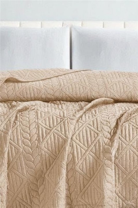 Cuvertură de pat BORFELVA ECRU 200х220 cm, Culoare: ecru, IVET.RO - Reduceri de până la -80%