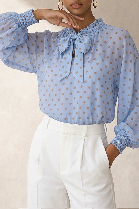 Bluză damă ARLEKINA, Culoare: albastru deschis, IVET.RO - Reduceri de până la -80%