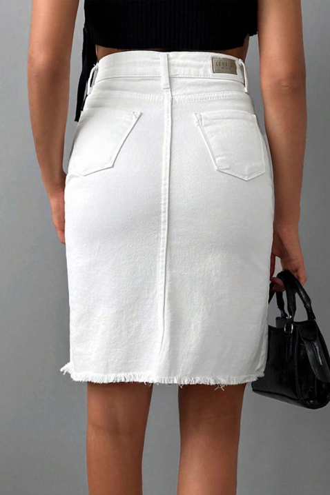 Fustă VELNINZA, Culoare: alb, IVET.RO - Reduceri de până la -80%